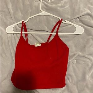 red tank top